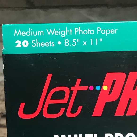 Jet Print 07033-0 New Photo Paper Gloss Finish Medium Weight 20 Sheets 8.5 x 11 - Picture 4 of 7